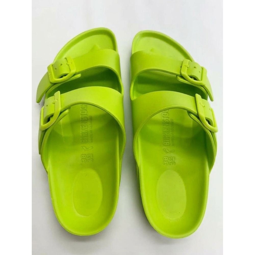 Birkenstock Arizona EVA Sandals Womens 38 7 Lime Green Good Waterproof Slides